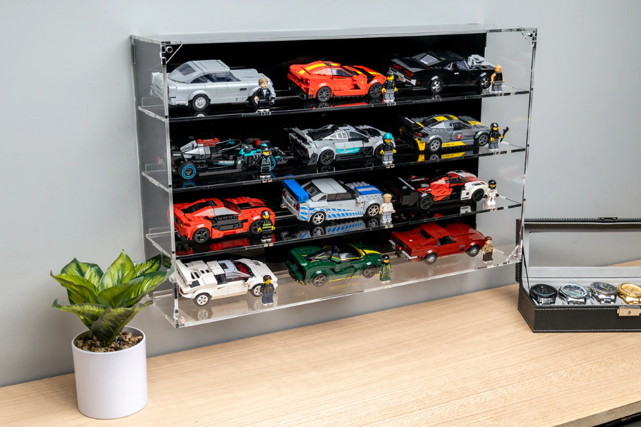 Lego Diecast Cars Display Stand For 12x LEGO® Speed Champions Cars